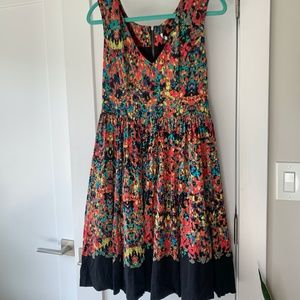 Plenty by Tracy Reese, Size 4 - Colorful, flared dress